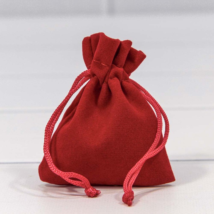 000811J/50 Мешочки бархатные 7*9 Красный 1/50 1/3000 