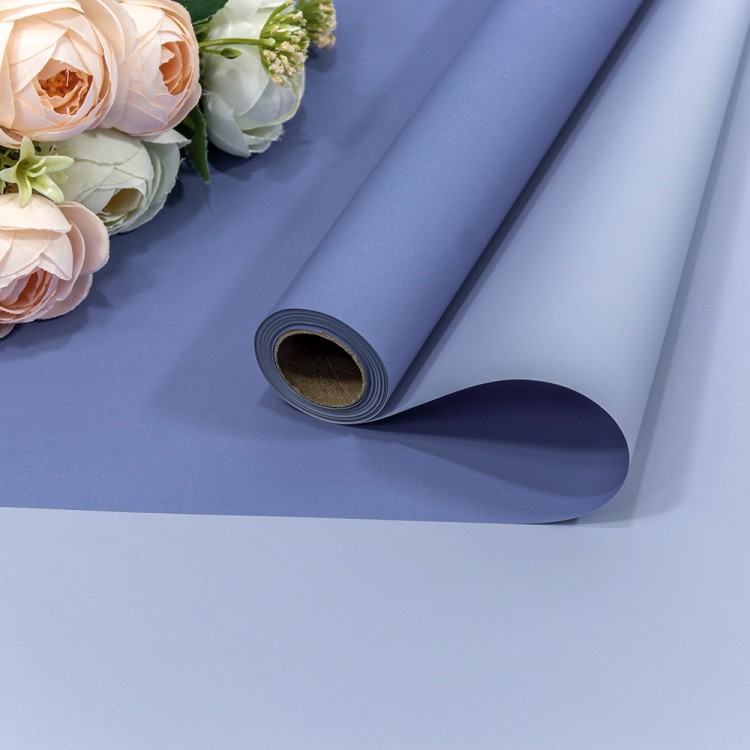 1604/6089 Плёнка 0,58*10м матовая двухсторонняя 65мкм Синий/светло-синий 1/30 1604/6089 Плёнка 0,58*10м матовая двухсторонняя 65мкм Синий/светло-синий 1/30