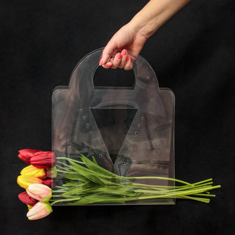 000916-3 Переноска для цветов 25*8*26,5 916 600мкм 1/10 1/200