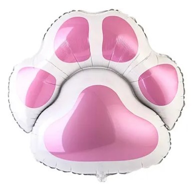 1207-4690 Шар фигура След розовый