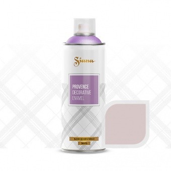 SNP019 Краска, эмаль-аэрозоль для декора Siana Provence – матовая текстура, 520 мл. Розовый жемчуг