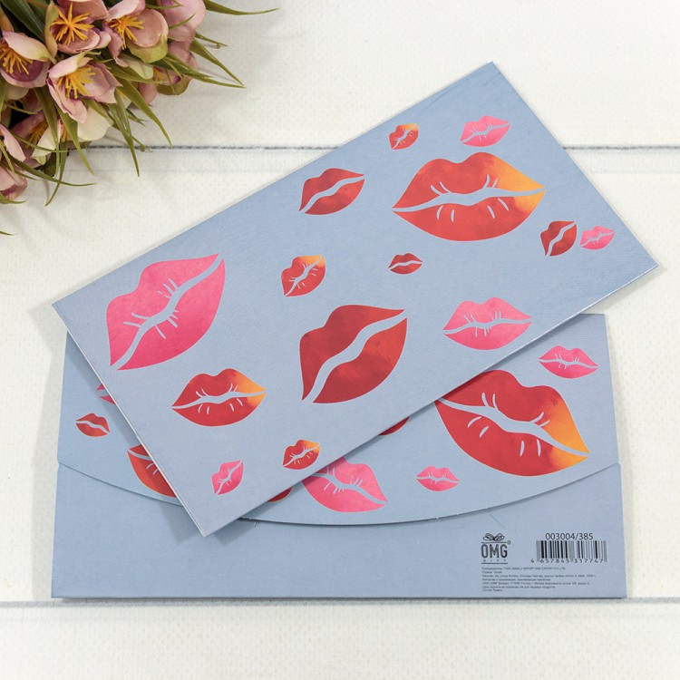 003004/385 Конверт подарочный 16,5*9см 385 1/10 1/250