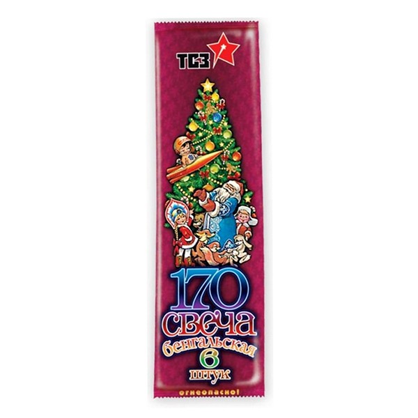 4811553 PIR 170мм Свеча Бенгальская 6шт