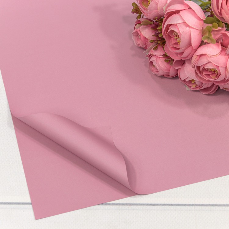 1698/1767 Плёнка в листах 55*55 (20 шт.) матовая "Корейская" 65мкм Розовый-1767 1/60 1698/1767 Плёнка в листах 55*55 (20 шт.) матовая "Корейская" 65мкм Розовый-1767 1/60