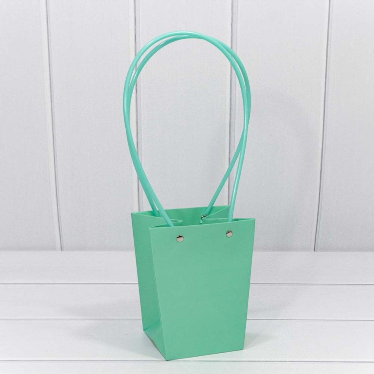 000171G/3 Сумка для цветов 15.5*13*9.5 см тиффани 1/10 1/150