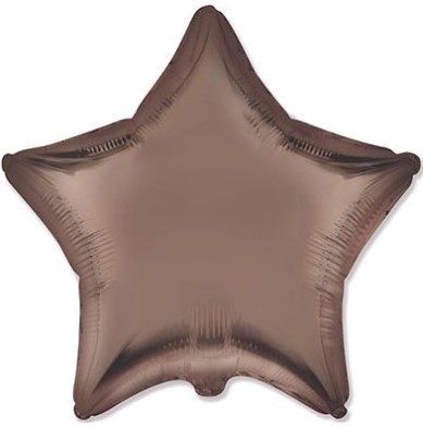 1204-1514 Шар звезда 45см Сатин Brown