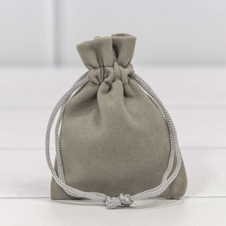 000811J/14 Мешочки бархатные 7*9 Серый 1/50 1/3000  