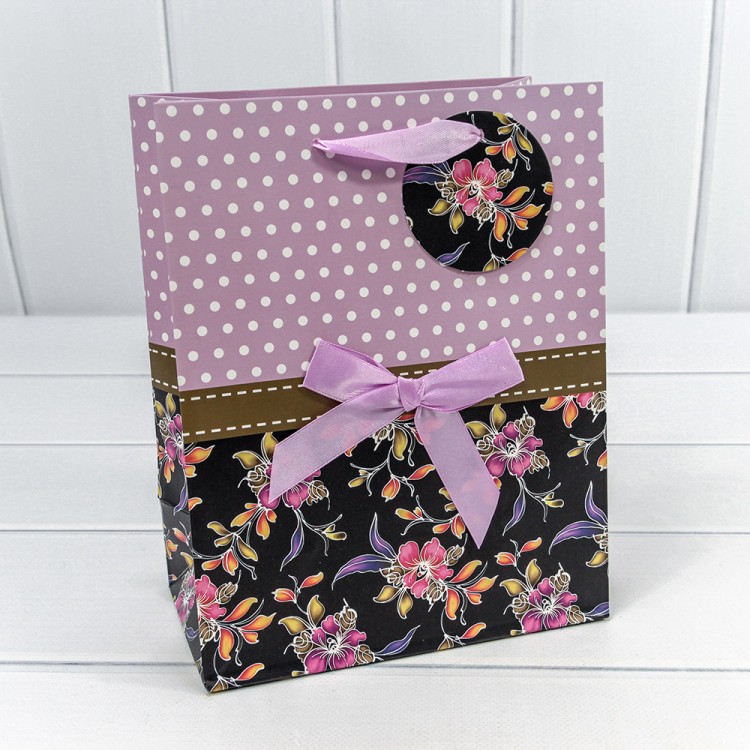 000145E Пакет подарочный 18*23*10 см 230 гр "Люкс" (микс) 1/20 1/360