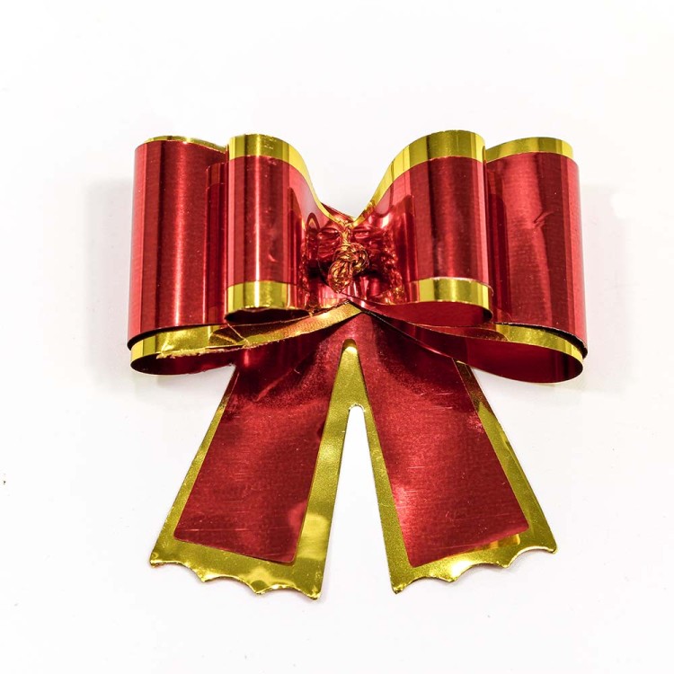 00052132 Бант-бабочка двойной 3,2 см зеркальный 1/200 1/10000