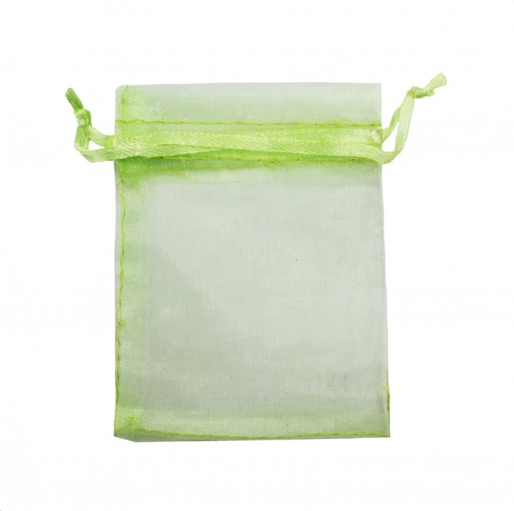 000801-4K Мешочки из органзы 20*30 Салатовый 1/100 1/2000