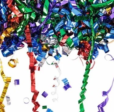 1501-4959 Хлопушка Бумфети 30см серпантин фольга