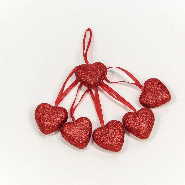 000339A Сердце с блестками на тесьме 3,5см 1/36 1/200