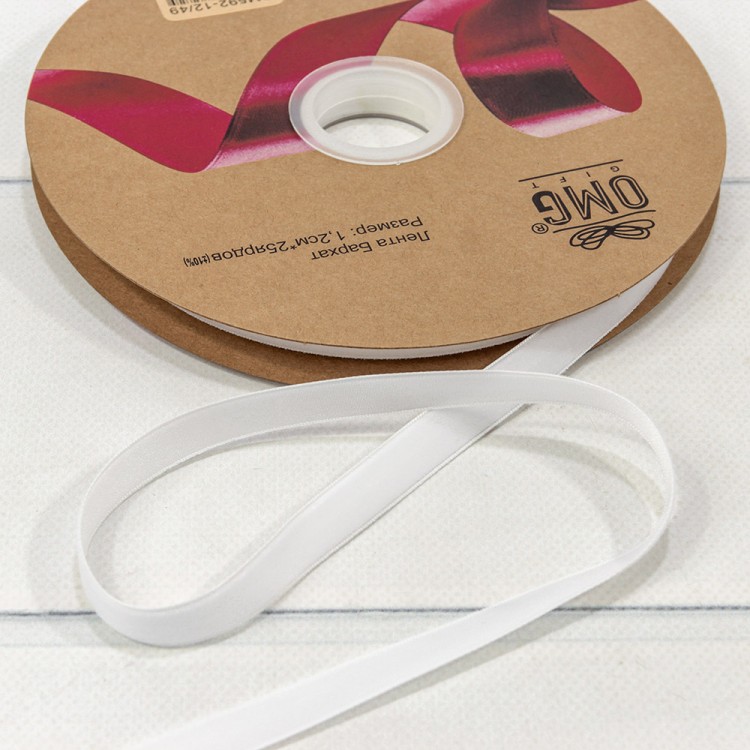 592-12/49 Лента Бархат 1,2см*25ярд Белый 1/16 1/64 592-12/49 Лента Бархат 1,2см*25ярд Белый 1/16 1/64