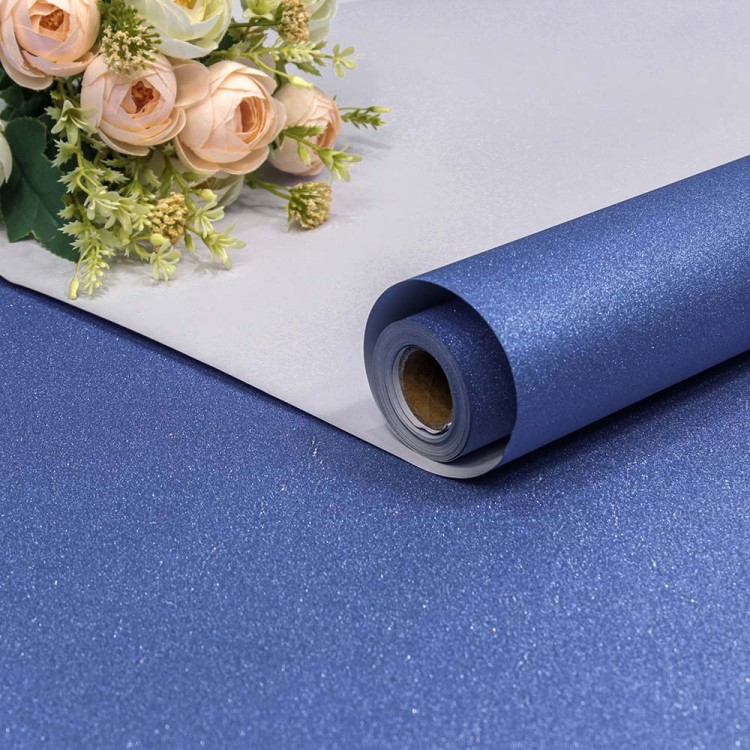 00070811-3 Плёнка 1*10м на бумажной основе "Песок" 75мкм Синий 1/20