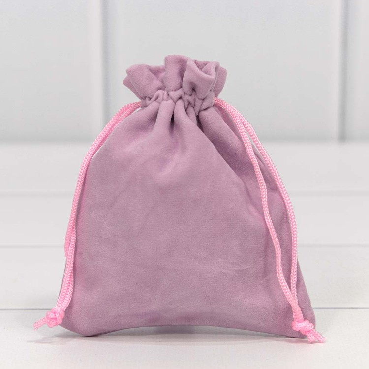 000811I/6 Мешочки бархатные 10*12 Светло-сиреневый 1/50 1/2000 