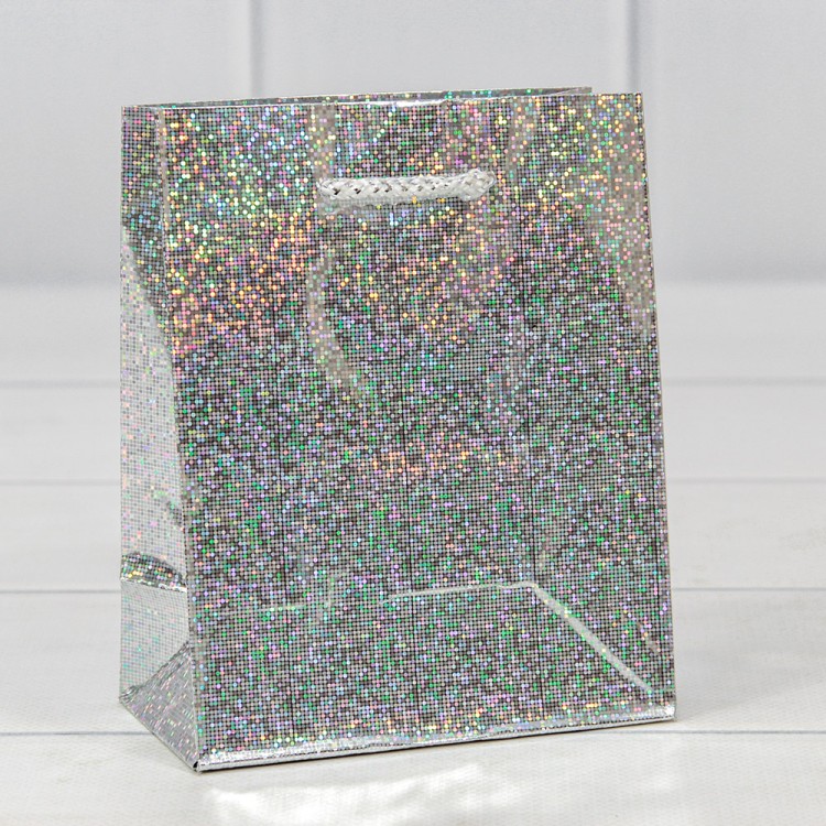 000LH Пакет подарочный голография (микс) 12*15*6 128г 1/20 1/600