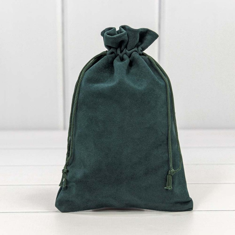 000811G/23 Мешочки бархатные 14*20 Сине-зелёный 1/25 1/1500   